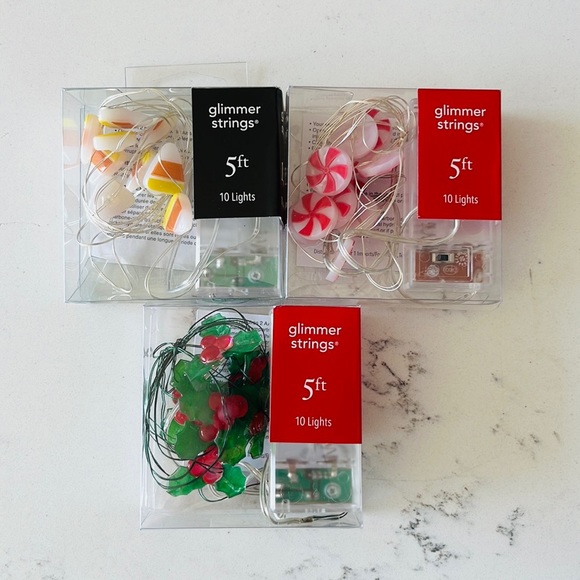 Pier 1  Peppermint Candy 5' LED  Glimmer Strings. - Picture 15 of 15